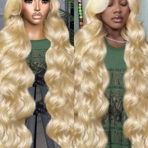 Body Wave Color Blonde 613 Lace Front Wig 13x6 Wigs Human Hair Brazilian Wigs On Sale 13X4 Glueless Wig Human Hair Ready To Wear
