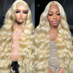 13x6 Color Glueless Wig Brazilian Human Hair 13x4 Body Wave Lace Front Wig 613 HD Lace Frontal Wig Human Hair For Women