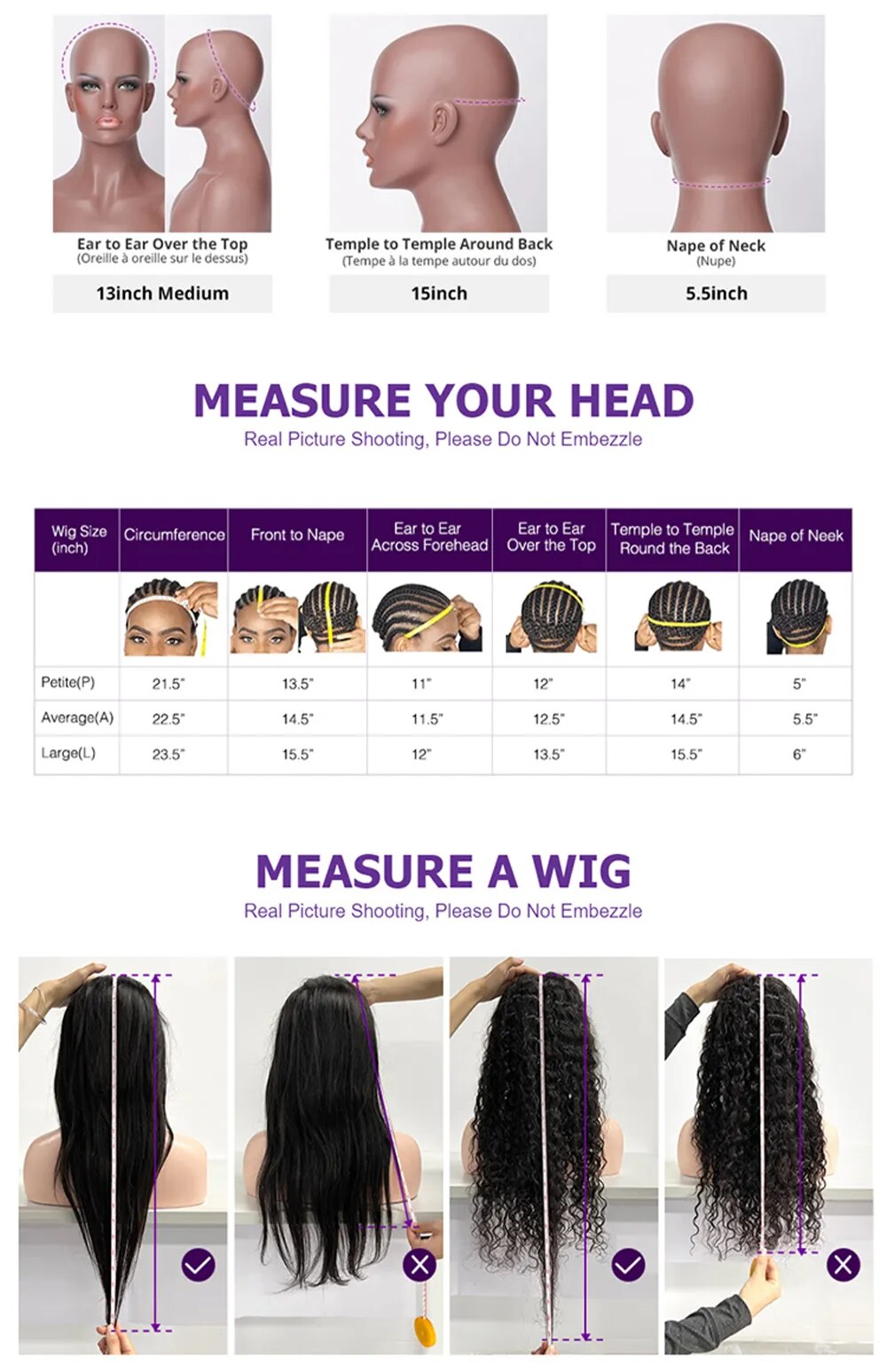 0.1mm Real HD Lace 13x4 HD Body Wave Lace Wigs Invisible Glueless Curly Lace Frontal Wig Deep Wave Human Hair Wig Gift Baby Hair