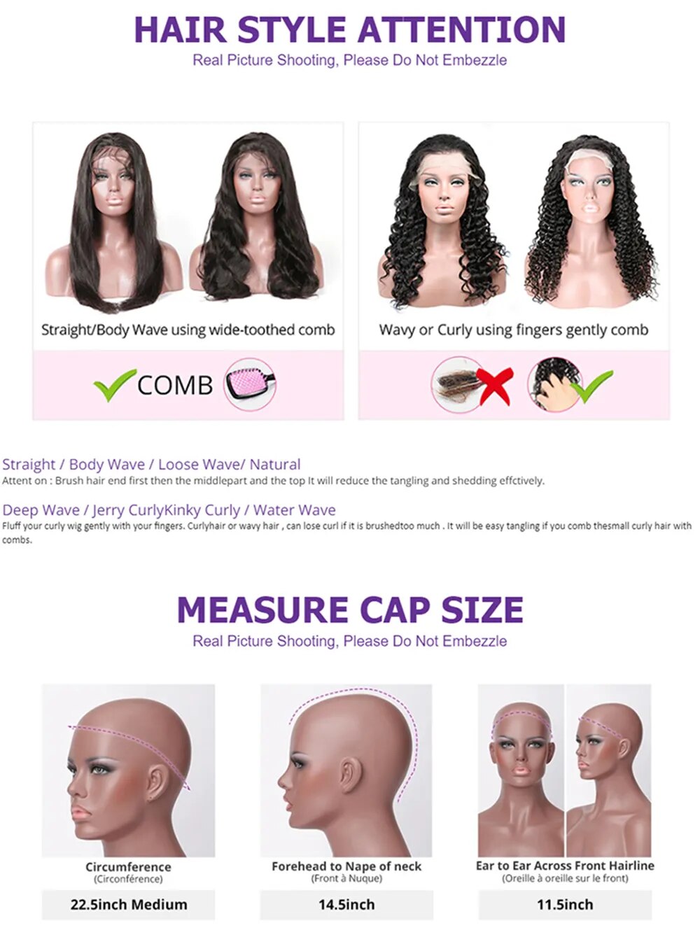 0.1mm Real HD Lace 13x4 HD Body Wave Lace Wigs Invisible Glueless Curly Lace Frontal Wig Deep Wave Human Hair Wig Gift Baby Hair