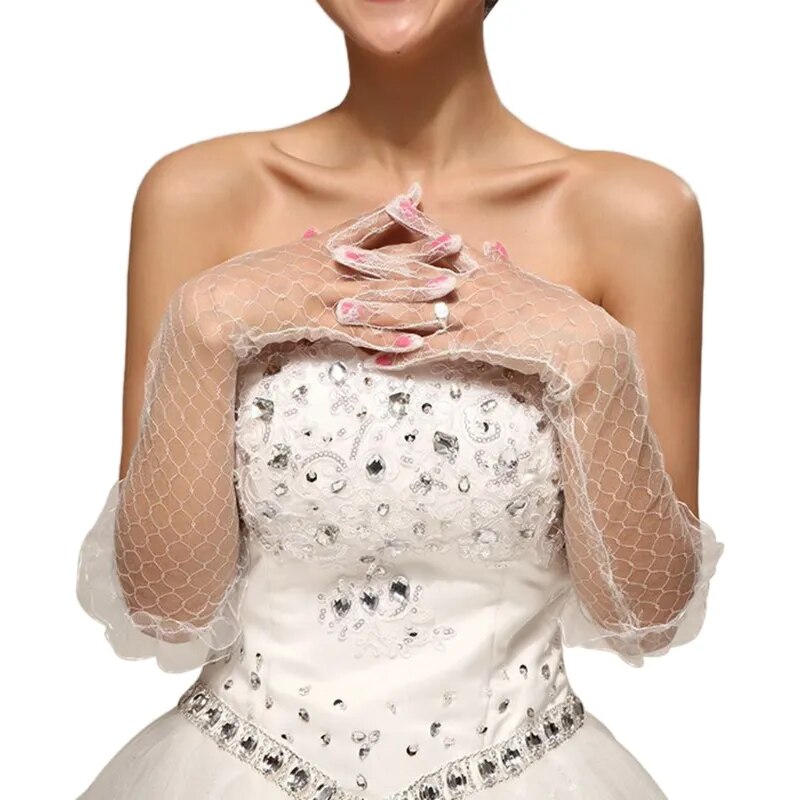 Women Lace Bridal Long Gloves Elbow Length Full Finger Wedding Accessories White Elbow Length Gloves Wedding Gloves Women Lace Bridal Long Gloves Elbow Length Full Finger Wedding Accessories White Elbow Length Gloves Wedding Gloves