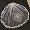Women Head Covering Bridal Wedding Embroidery Bridal Wedding Catholic Church Veil