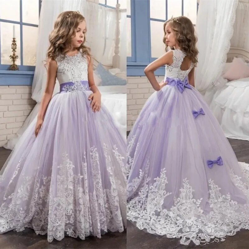 Little Girl Gloves Satin Flower Girl Party Bowknot Gloves for Kids Ceremony Wedding Accessories Wedding Gloves Satin Short