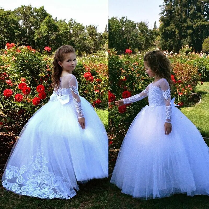 Little Girl Gloves Satin Flower Girl Party Bowknot Gloves for Kids Ceremony Wedding Accessories Wedding Gloves Satin Short