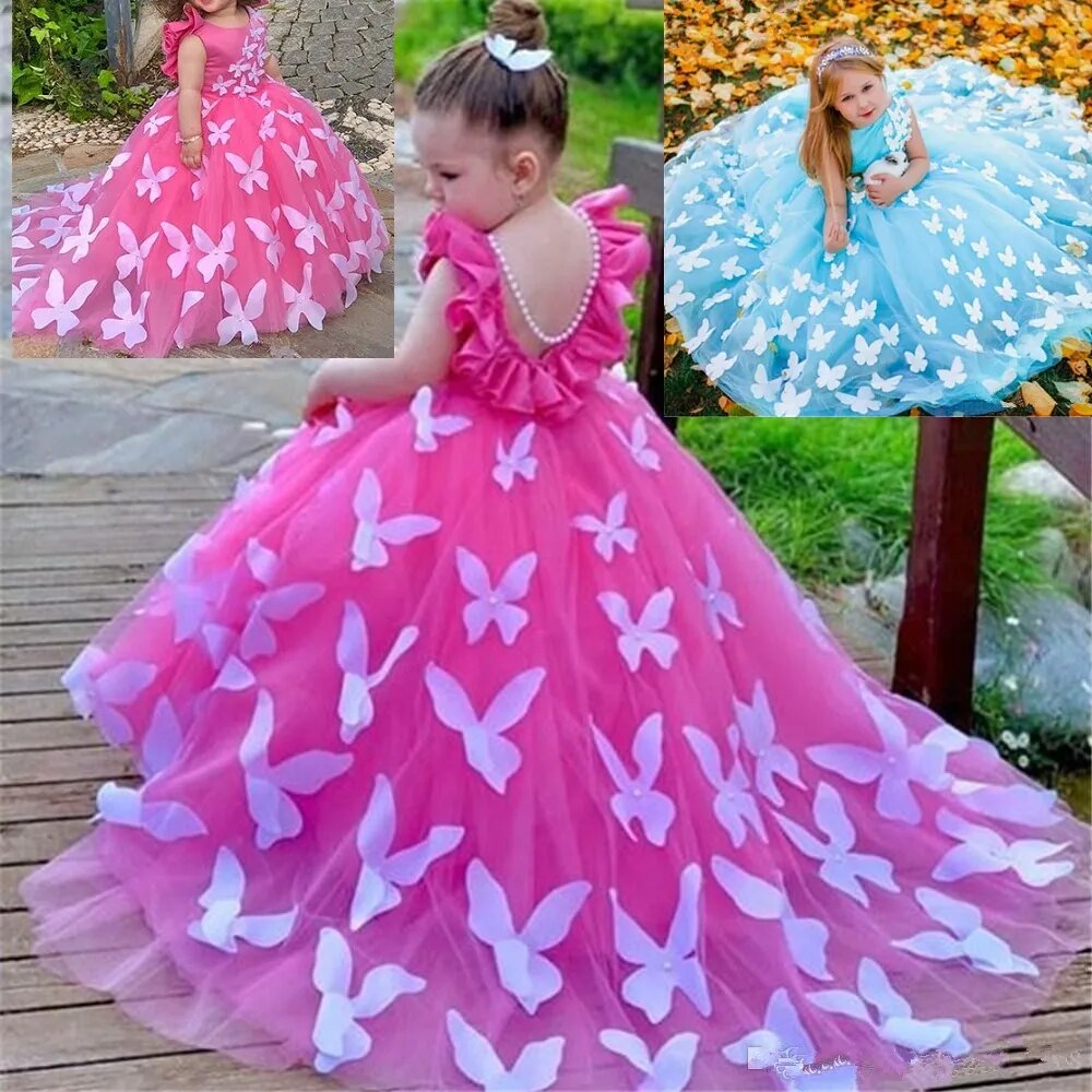 Little Girl Gloves Satin Flower Girl Party Bowknot Gloves for Kids Ceremony Wedding Accessories Wedding Gloves Satin Short