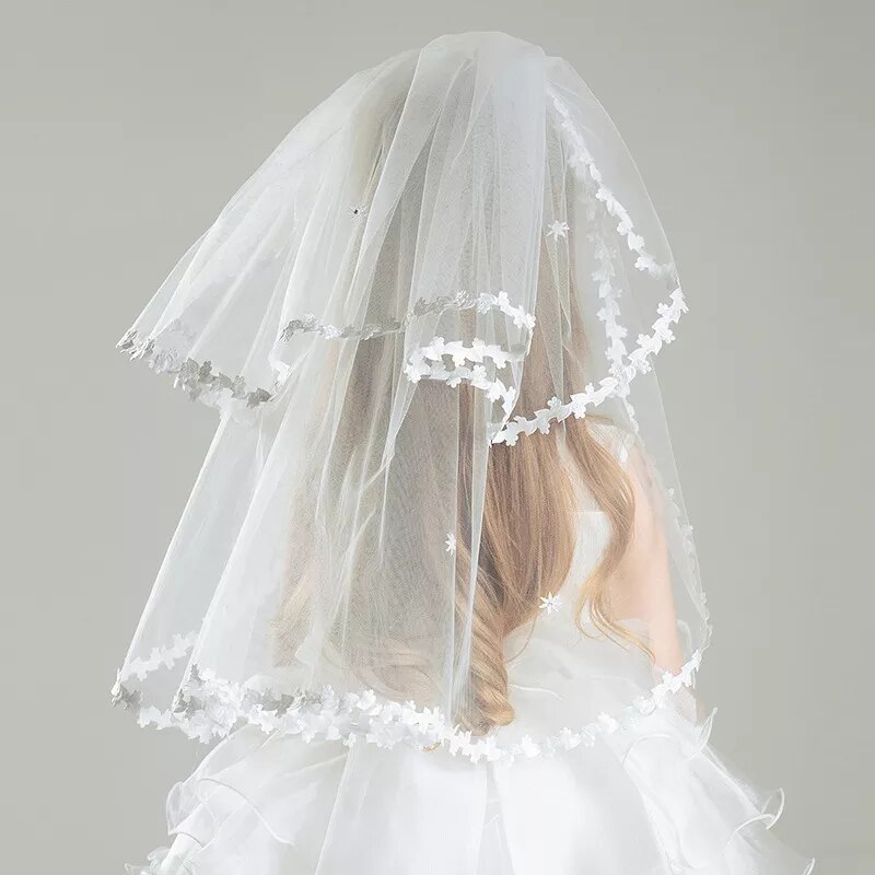 Short Simple Small Leaf Lace Wedding Veil White Ivory One Layer Bridal Veil Cheap Wedding Veil свадьба аксессуары Short Simple Small Leaf Lace Wedding Veil White Ivory One Layer Bridal Veil Cheap Wedding Veil свадьба аксессуары