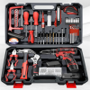 New Low Price New 2022 Electric Hand Drill Hardware Toolbox, Electric Drill Electric Screwdriver Universal Set Canvas painting