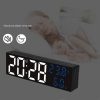 9 Inch Large Digital Wall Clock Temperature and Humidity Display Night Mode Table Alarm Clock 12/24H Electronic LED Clock