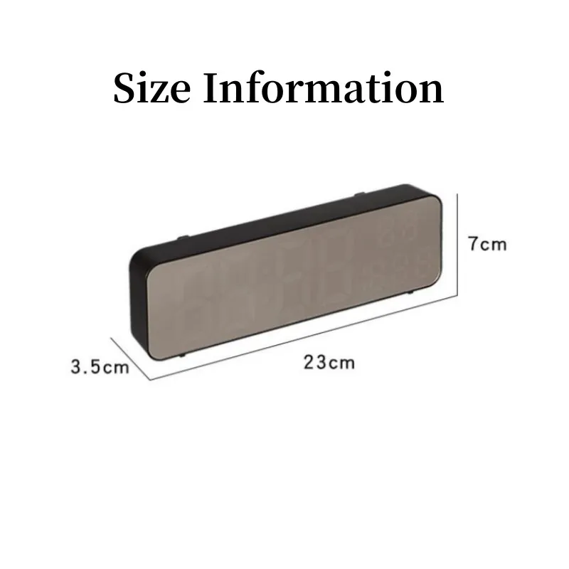 9 Inch Large Digital Wall Clock Temperature and Humidity Display Night Mode Table Alarm Clock 12/24H Electronic LED Clock 9 Inch Large Digital Wall Clock Temperature and Humidity Display Night Mode Table Alarm Clock 12/24H Electronic LED Clock