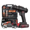 2022 low price Household multifunctional lithium electric drill, electric screwdriver, electric carpenter set, hardware tool box