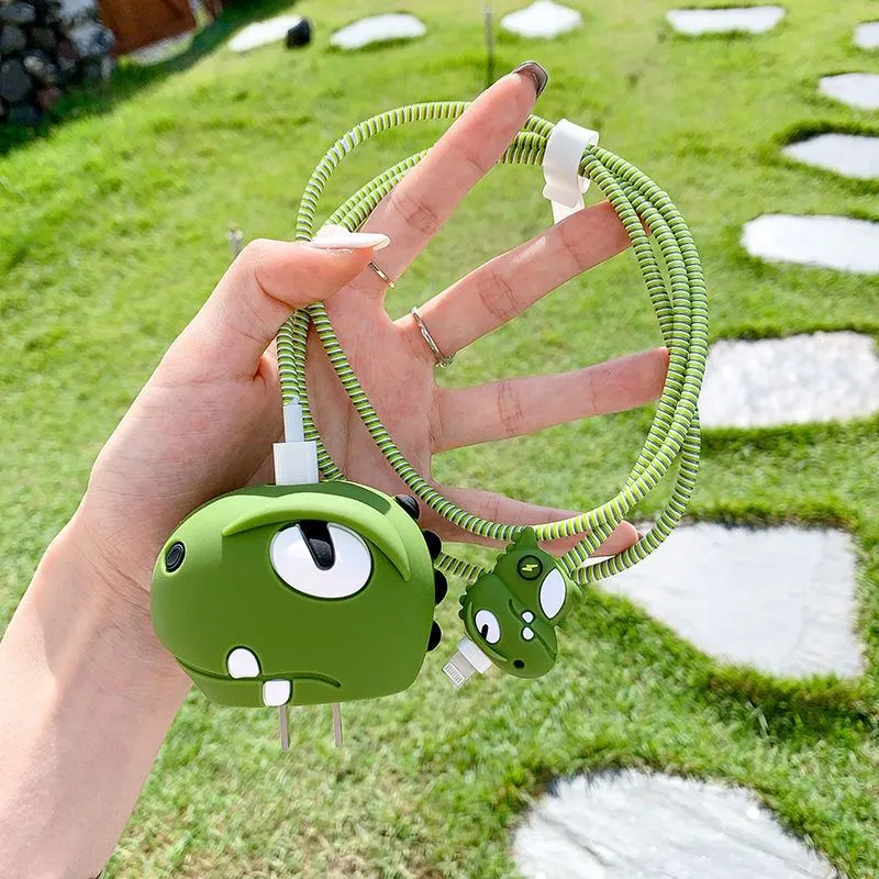Cartoon Cute 3D Anime Soft Silicone Charger Protective Case For IPhone 11 12 18W-20W Fast Charge Protection Charger Cover Sleeve Cartoon Cute 3D Anime Soft Silicone Charger Protective Case For IPhone 11 12 18W-20W Fast Charge Protection Charger Cover Sleeve