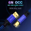 YYTCG Hifi USB Cable DAC A-B A-C A-A C-B C-C Alpha 6N OCC Digital AB Audio A to B high-end Type A to Type B Hifi Data Cable