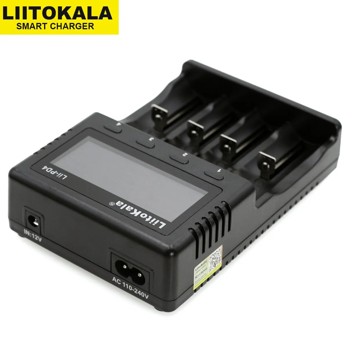 Liitokala Lii-PD2 Lii-PD4 18650 Battery Charger,3.7V 26650 18350 16340 18500 14500 1.2V NI-MH AA AAA LCD Multifunction Charger