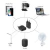 EU Plug Adapter Travel Adapter CN US To EU KR Brazil Israel Black/White Power Adapter Electrical Plug Converter Sockets Outlet