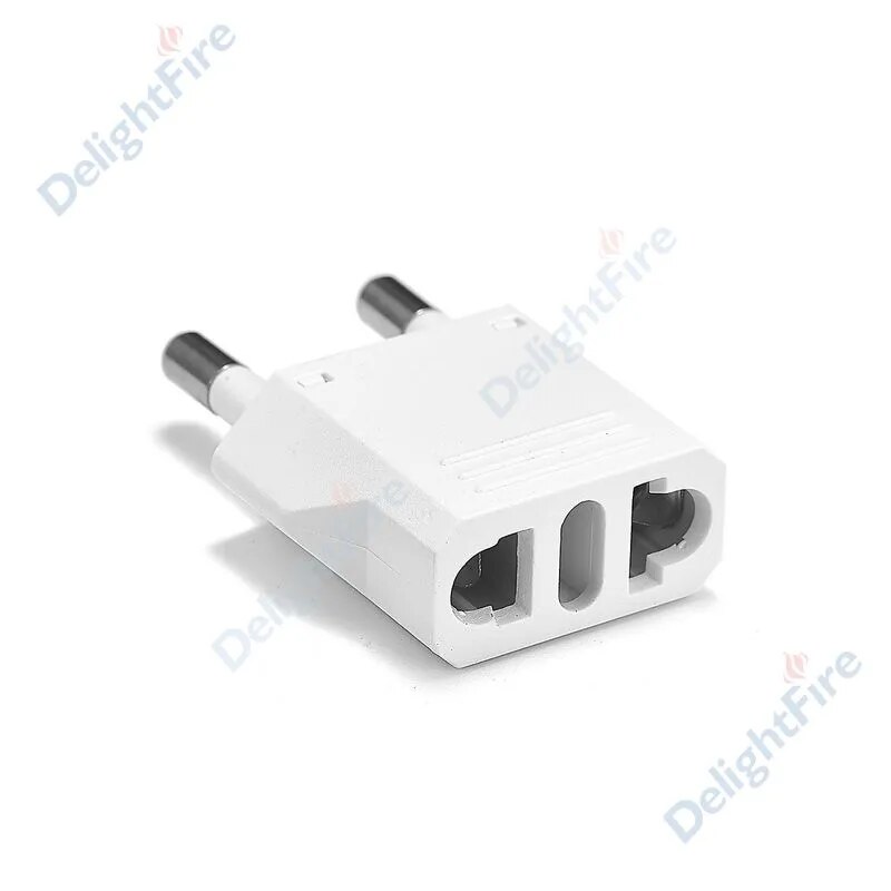 EU Plug Adapter Travel Adapter CN US To EU KR Brazil Israel Black/White Power Adapter Electrical Plug Converter Sockets Outlet