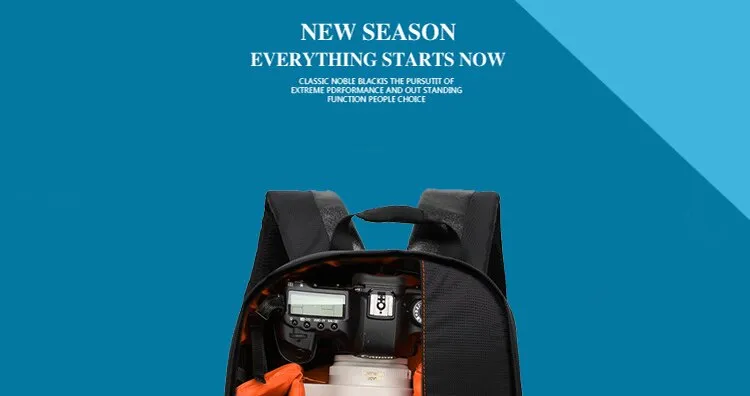 Multi-functional Outdoor Camera Backpack Video Digital Shoulder Camera Bag Bag Waterproof Camera Photo Bag Case for DSLR Camera