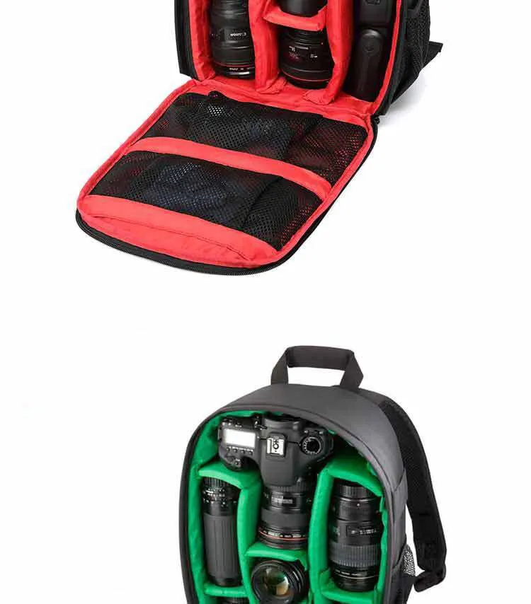 Multi-functional Outdoor Camera Backpack Video Digital Shoulder Camera Bag Bag Waterproof Camera Photo Bag Case for DSLR Camera