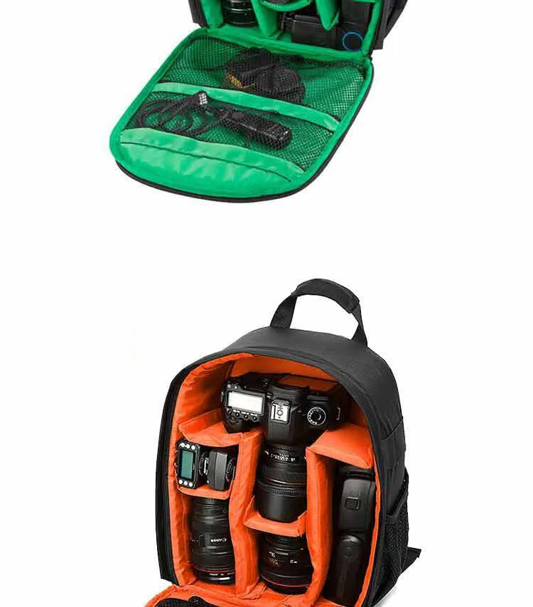 Multi-functional Outdoor Camera Backpack Video Digital Shoulder Camera Bag Bag Waterproof Camera Photo Bag Case for DSLR Camera
