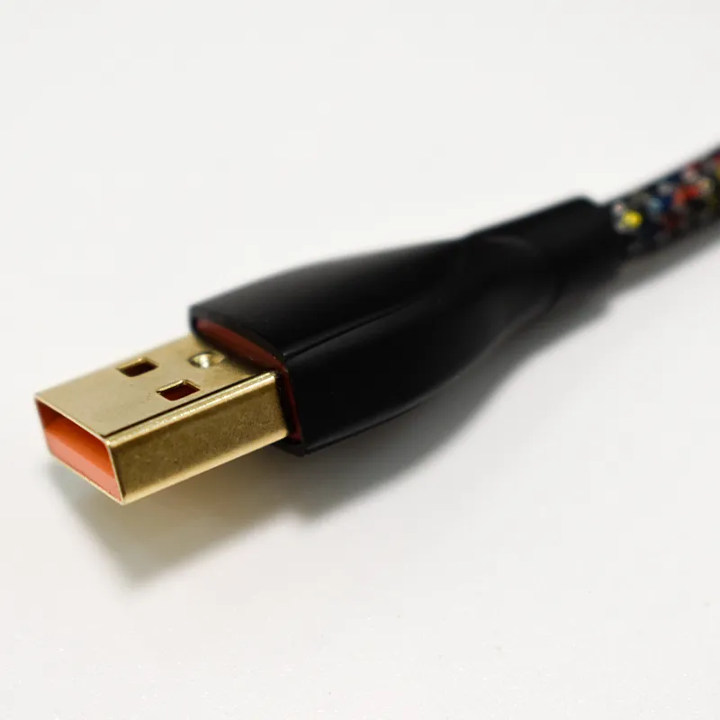 Coiled Keyboard Cable USB C for Mechanical Gaming Keyboard Double-Sleeved Wire with Detachable Metal Aviator Connector Charging