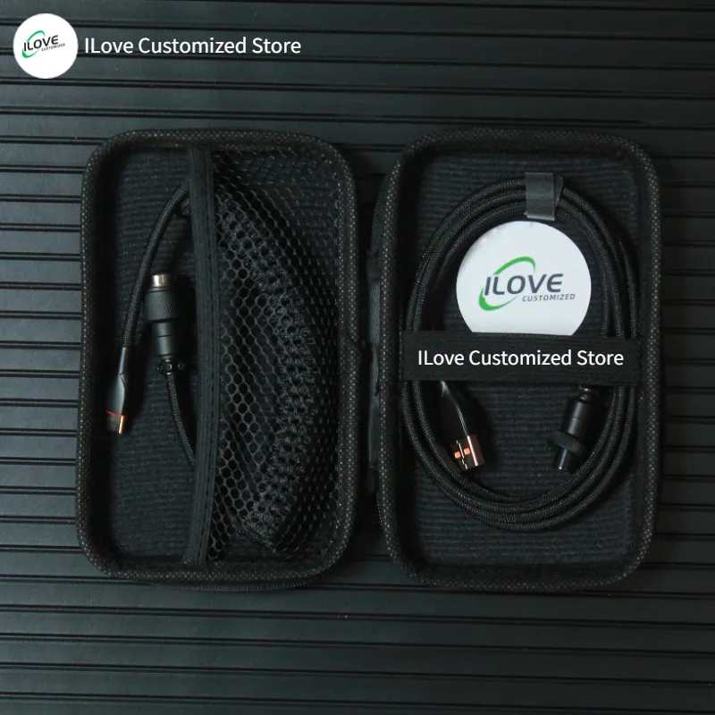Coiled Keyboard Cable USB C for Mechanical Gaming Keyboard Double-Sleeved Wire with Detachable Metal Aviator Connector Charging