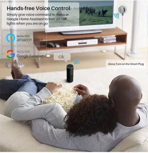 Tuya Smart Plug Wifi Power Socket US 10A Wireless Outlet With Timing SmartLife APP Remote Control Works With Alexa Google Home