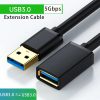 USB 3.0 USB Extension Cable Male to Female Data Cable USB3.0 Extender Cord for Smart TV PS4 Xbox SSD PC Fast Extension Data Wire