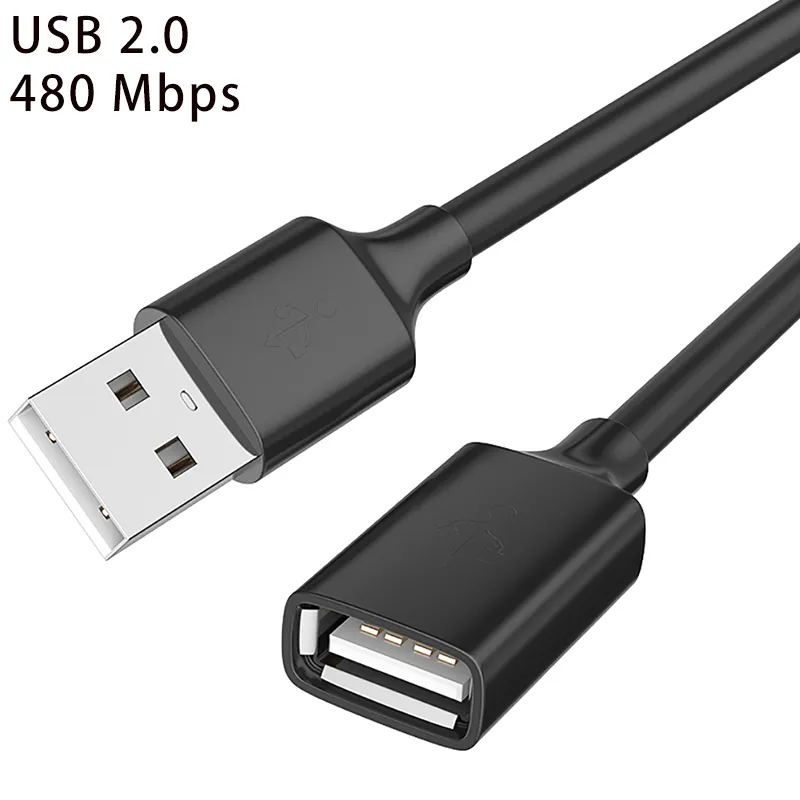 USB 3.0 USB Extension Cable Male to Female Data Cable USB3.0 Extender Cord for Smart TV PS4 Xbox SSD PC Fast Extension Data Wire