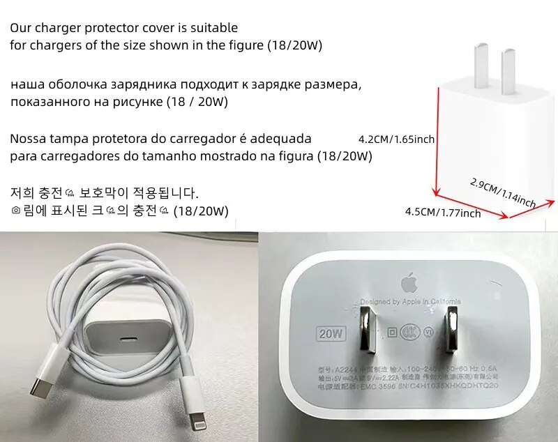 USB Cable Protection For iphone 18 20W US Original Charger Protector Cover Smiling Face Style Protective Data Line Spiral Winder USB Cable Protection For iphone 18 20W US Original Charger Protector Cover Smiling Face Style Protective Data Line Spiral Winder