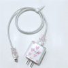 USB Cable Protection For iphone 18 20W US Original Charger Protector Cover Smiling Face Style Protective Data Line Spiral Winder