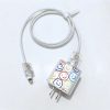 USB Cable Protection For iphone 18 20W US Original Charger Protector Cover Smiling Face Style Protective Data Line Spiral Winder