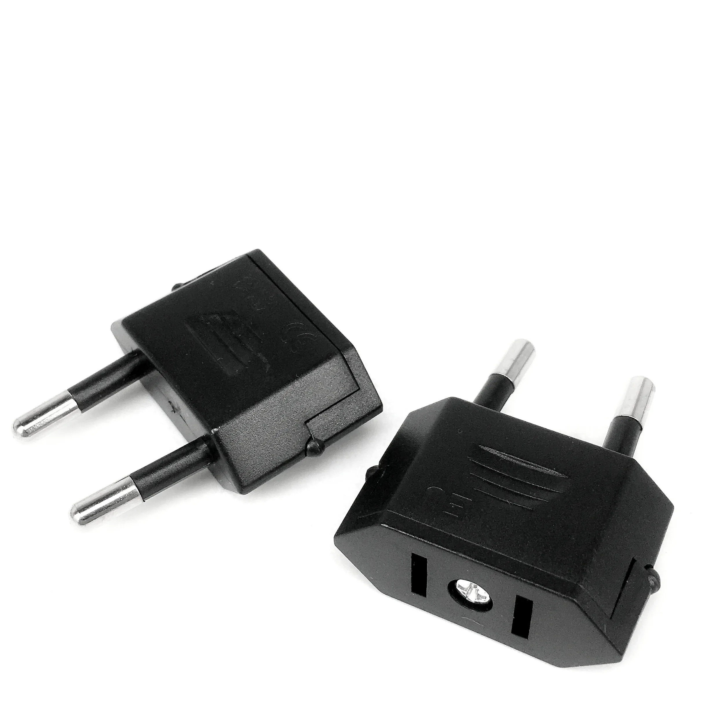 1pcs US/EU American Socket Adapter 2pin 4.0mm European EU To US plug Power adapter Converter Electrical Socket  Outle