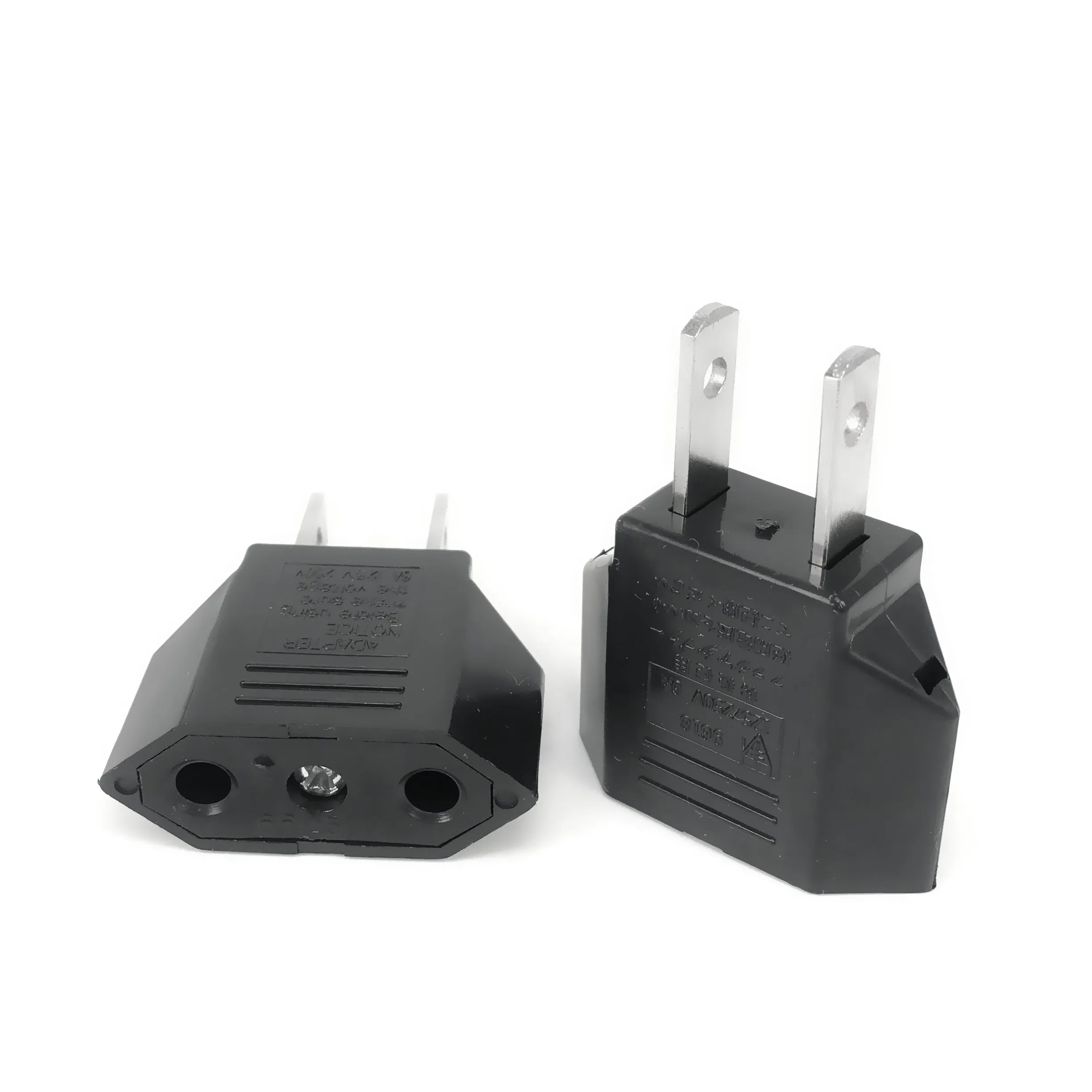 1pcs US/EU American Socket Adapter 2pin 4.0mm European EU To US plug Power adapter Converter Electrical Socket  Outle