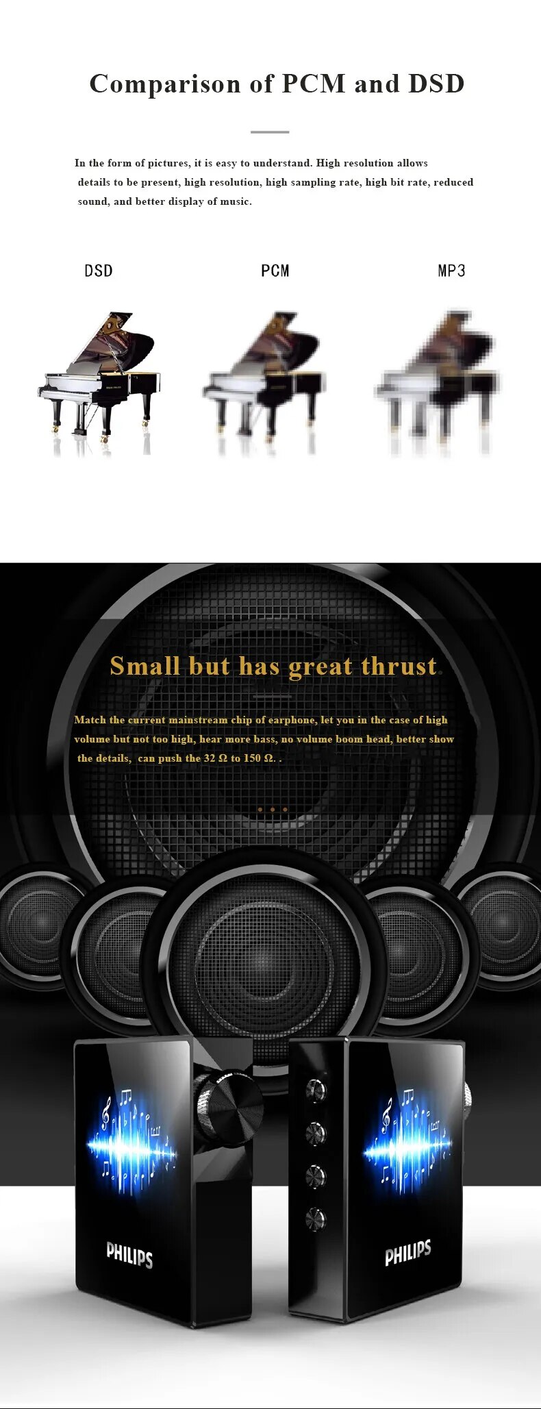 Philips Original HIFI MP3 Player DSD Lossless Fever Master Band Level Bluetooth Built-in 32GB SA8332 Philips Original HIFI MP3 Player DSD Lossless Fever Master Band Level Bluetooth Built-in 32GB SA8332