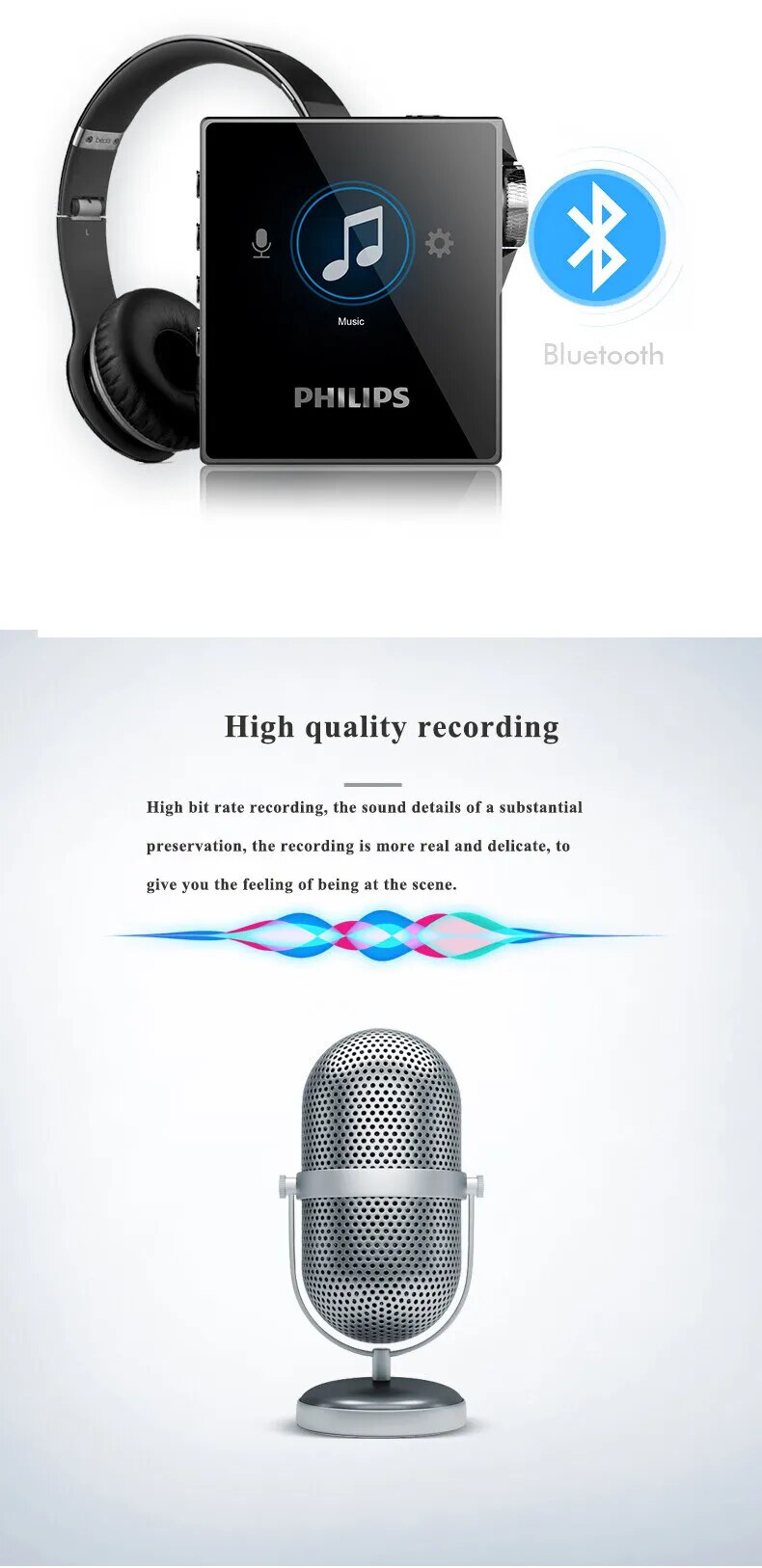 Philips Original HIFI MP3 Player DSD Lossless Fever Master Band Level Bluetooth Built-in 32GB SA8332 Philips Original HIFI MP3 Player DSD Lossless Fever Master Band Level Bluetooth Built-in 32GB SA8332