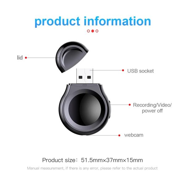 VJOY U-disk Digital Mini Audio Sound Recorder Max 256GB USB Voice Recorder HD Video Recording Body Camcorder MP3 Player
