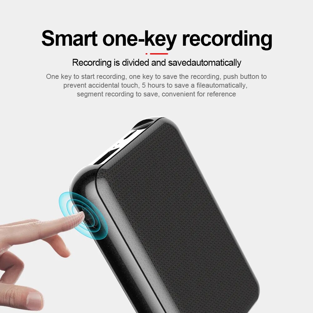 5000mAh Mini Activated Voice Recorder Q75 Portable 60Days 8-32GB Slient Sound Record Professional Ditachphone with Strong Magnet 5000mAh Mini Activated Voice Recorder Q75 Portable 60Days 8-32GB Slient Sound Record Professional Ditachphone with Strong Magnet