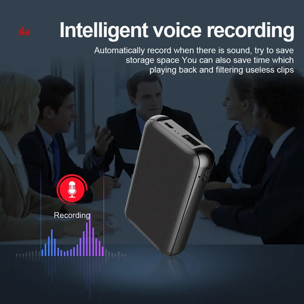5000mAh Mini Activated Voice Recorder Q75 Portable 60Days 8-32GB Slient Sound Record Professional Ditachphone with Strong Magnet 5000mAh Mini Activated Voice Recorder Q75 Portable 60Days 8-32GB Slient Sound Record Professional Ditachphone with Strong Magnet