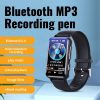 Digital Voice Recorder Watch Bluetooth Professional HD Noise Reduction E-book Music Play Recording Device Portable Mp3 Player