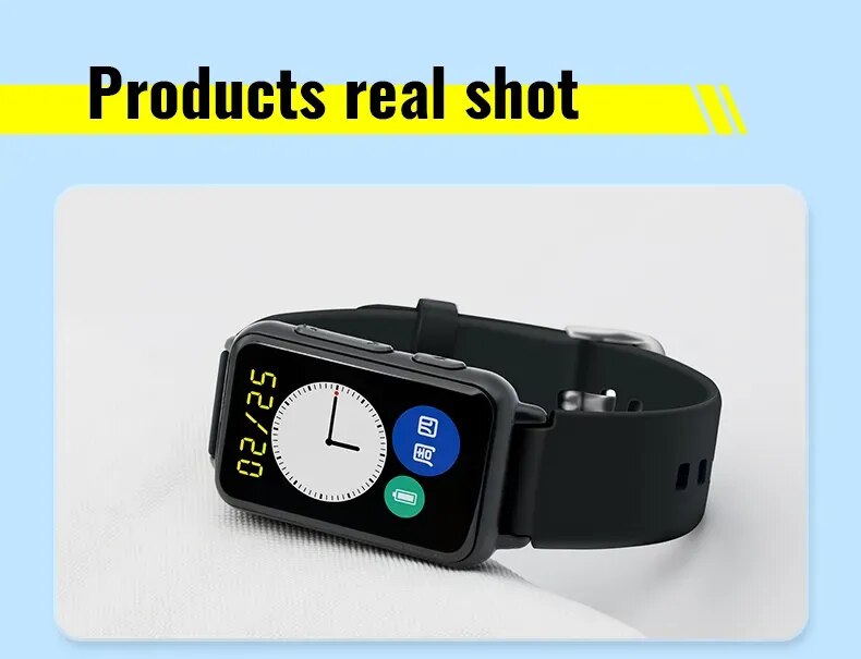 Digital Voice Recorder Watch Bluetooth Professional HD Noise Reduction E-book Music Play Recording Device Portable Mp3 Player