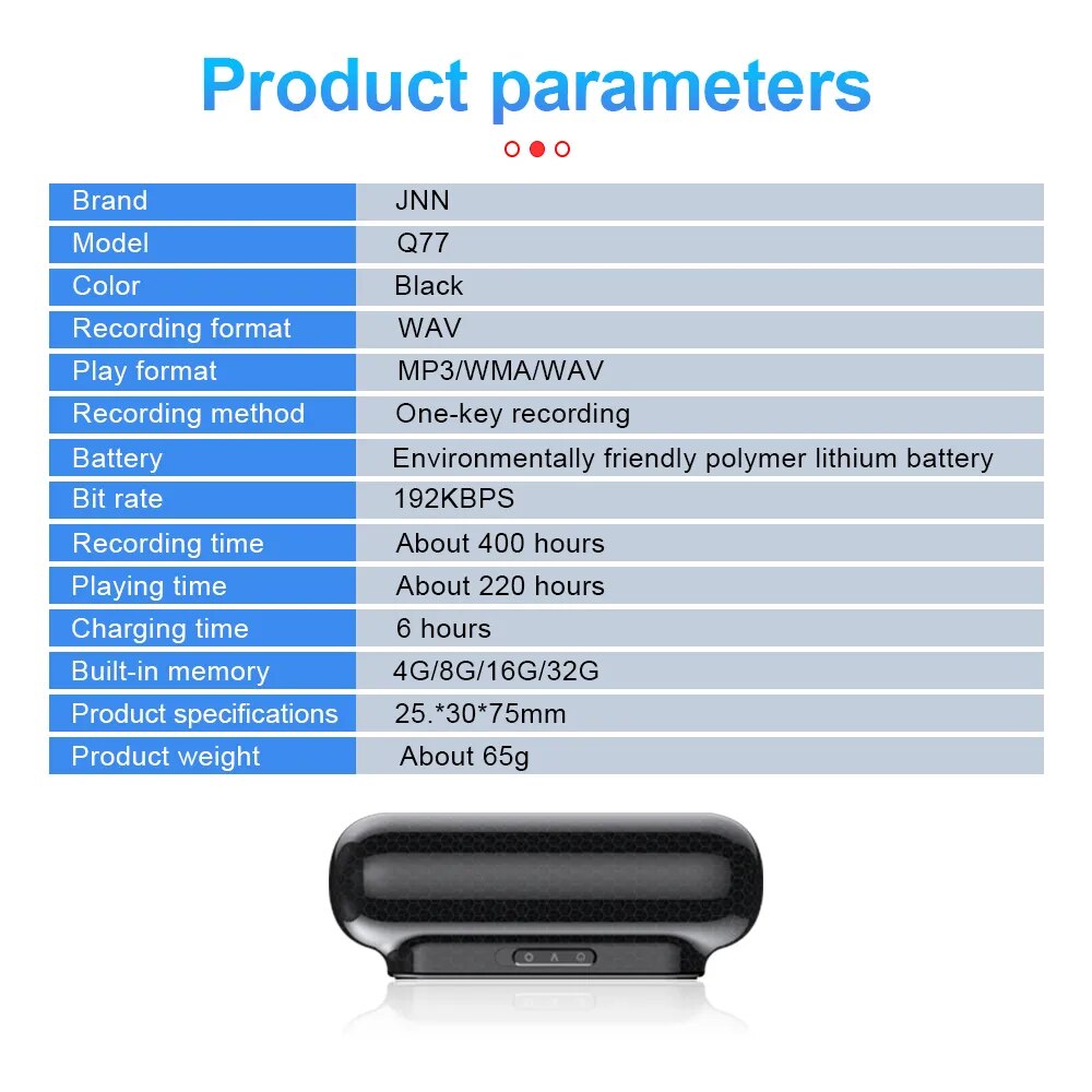 32GB Magnetic Micro Voice Recorder 400Hours 4-32GB One-click Recording Professional Activated Mini Digital Dictaphone MP3 Player 32GB Magnetic Micro Voice Recorder 400Hours 4-32GB One-click Recording Professional Activated Mini Digital Dictaphone MP3 Player