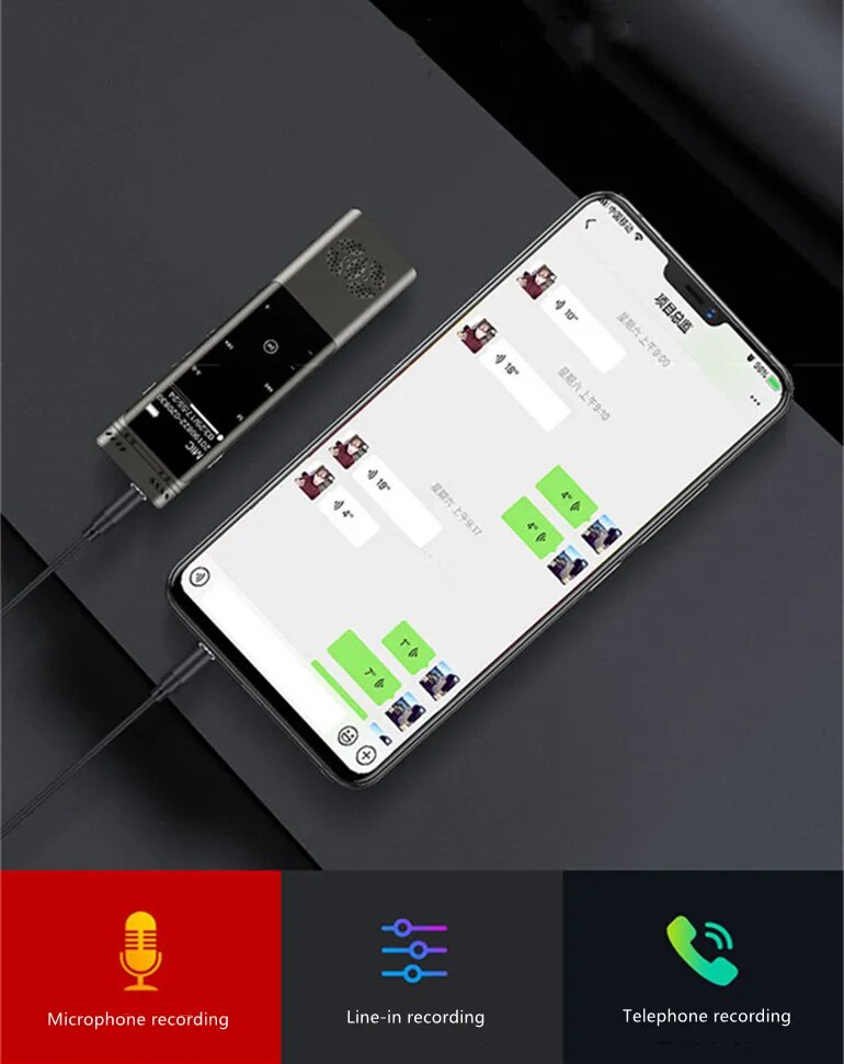 Yescool A7 Professional 1536Kbps Digital Voice-Activated Recorder Pen Mini Dictaphone FM Radio MP3 Player Sound Recording Yescool A7 Professional 1536Kbps Digital Voice-Activated Recorder Pen Mini Dictaphone FM Radio MP3 Player Sound Recording