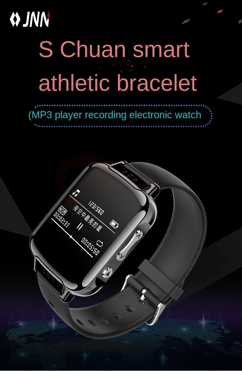 Digital Watch Voice Recorder with OLED Secret Recording Device MP3 Music Player Mini Activated Recorder Wristband Men Watch Digital Watch Voice Recorder with OLED Secret Recording Device MP3 Music Player Mini Activated Recorder Wristband Men Watch