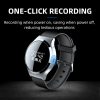 Digital Watch Voice Recorder with OLED Secret Recording Device MP3 Music Player Mini Activated Recorder Wristband Men Watch