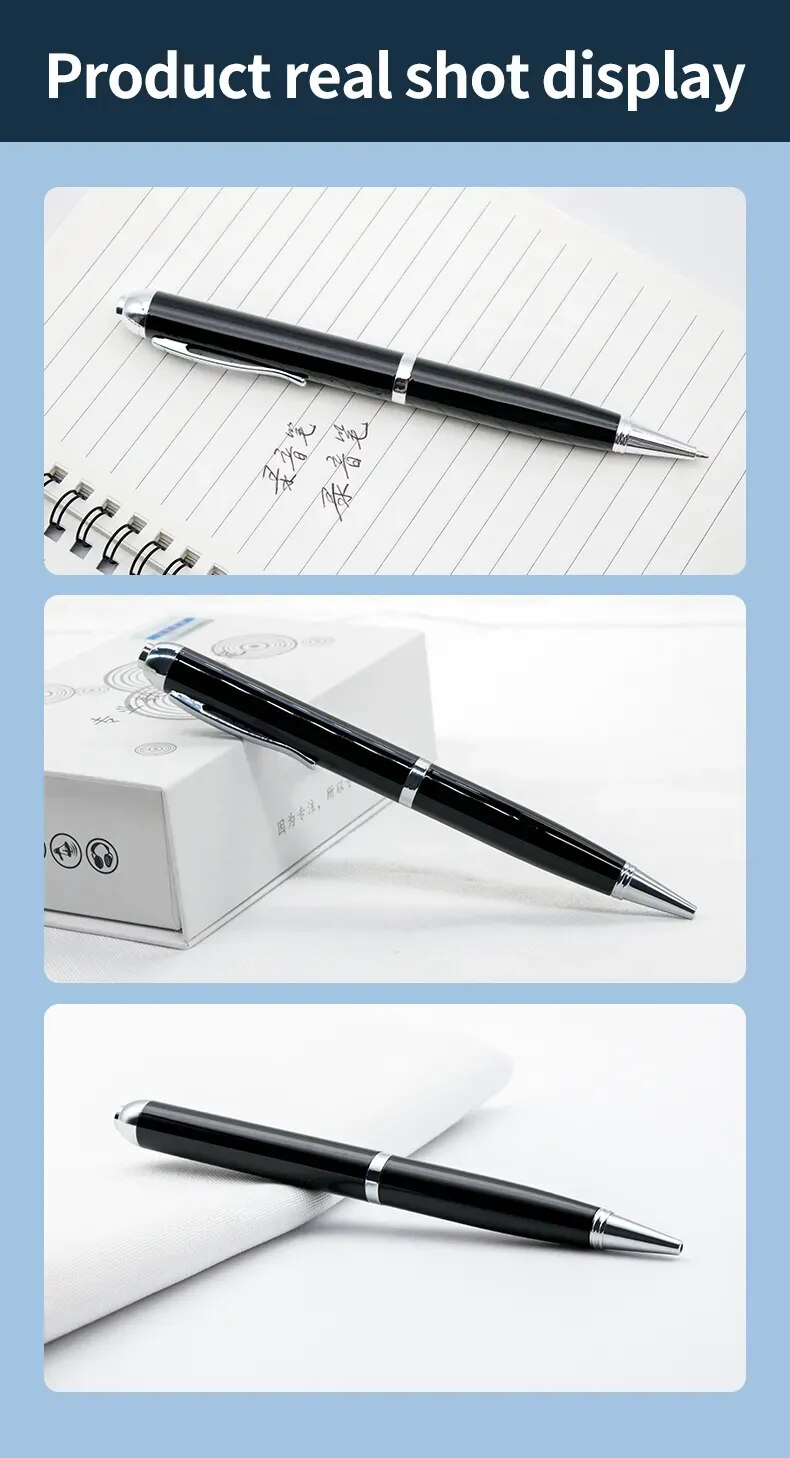 Pen Activated Mini Voice Recorder 4-256G U Disk Professional Audio Record Noise Reduce Sound Digital Dictaphone MP3 Music Player