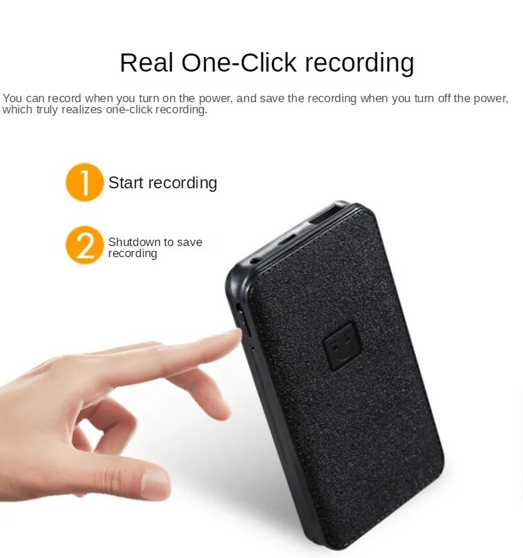 8GB-64GB MP3 u-disk 4 in1 Digital voice Recorder Voice Activated Long-distance record Dictaphone With Strong magnetic power bank