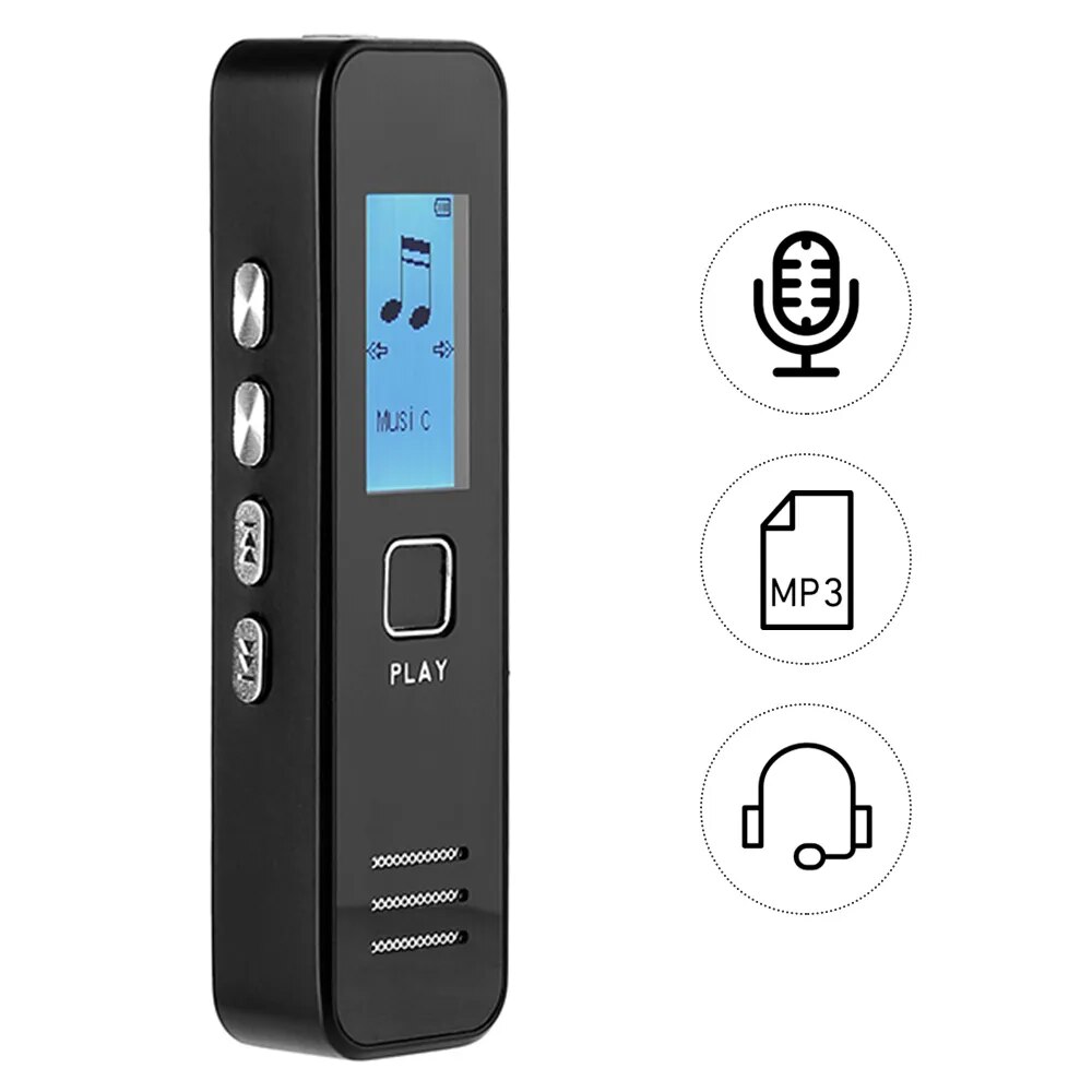 Digital Voice Recorder Recording Pen Audio Dictaphone MP3 Player USB for Meeting Continuous Recording for 20 Hours without Memor