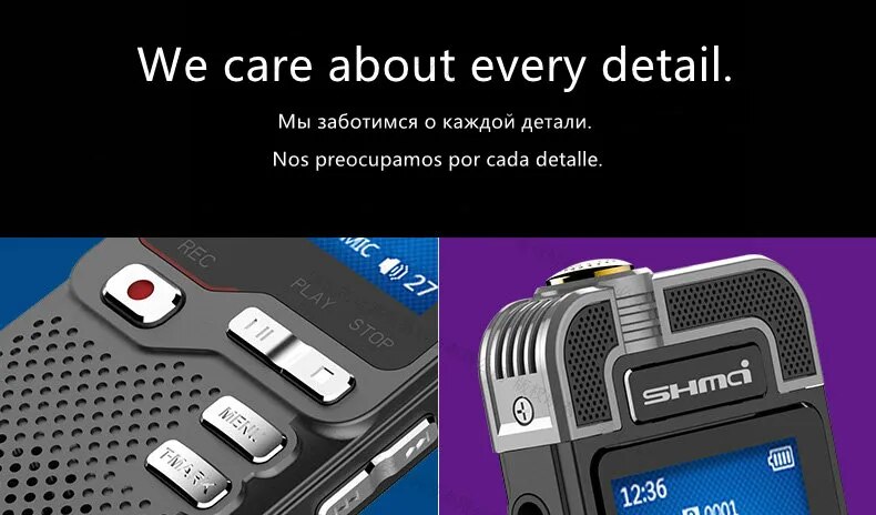 Shmci D60 Professional 1536Kbps Digital Voice-Activated Audio Recorder Mini Dictaphone Denoise Variable Speed Play MP3 Player Shmci D60 Professional 1536Kbps Digital Voice-Activated Audio Recorder Mini Dictaphone Denoise Variable Speed Play MP3 Player