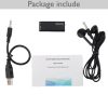 Savetek Smallest Mini USB Pen Voice Activated 8GB 16GB Digital Audio Voice Recorder Mp3 Player 192Kbps Recording WAV