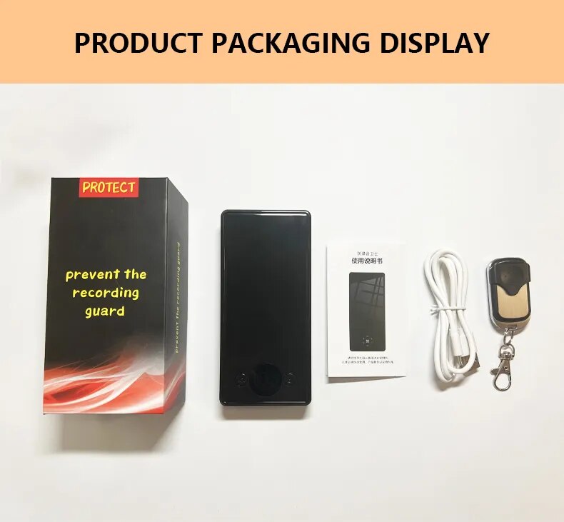 Anti-spy Voice Recording Blocker Interference Phone/camera Sound Record, Ultrasonic Interference Prevent Recorder Ditachphone