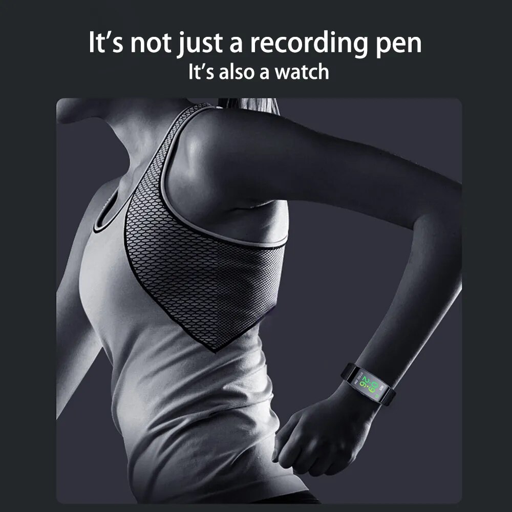 Wristband Voice Activated Recorder 16GB/32GB HD Noise Reduce Sport Pedometer Safety Digital Bracelet Watch Dictaphone MP3 Player